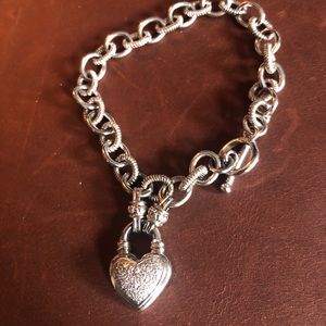 Sterling silver Tiffany-style bracelet